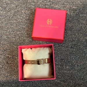 House of Harlow 1960 Women's Gold Belt Watch Bracelet